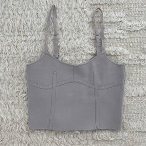 Zara Gray Bodycon Tank